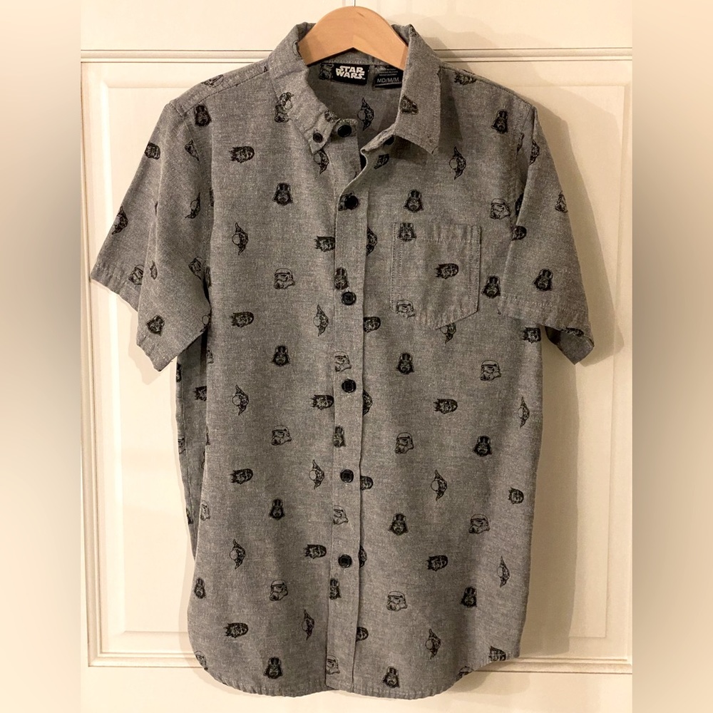 Boys Star Wars button-down dress shirt - medium